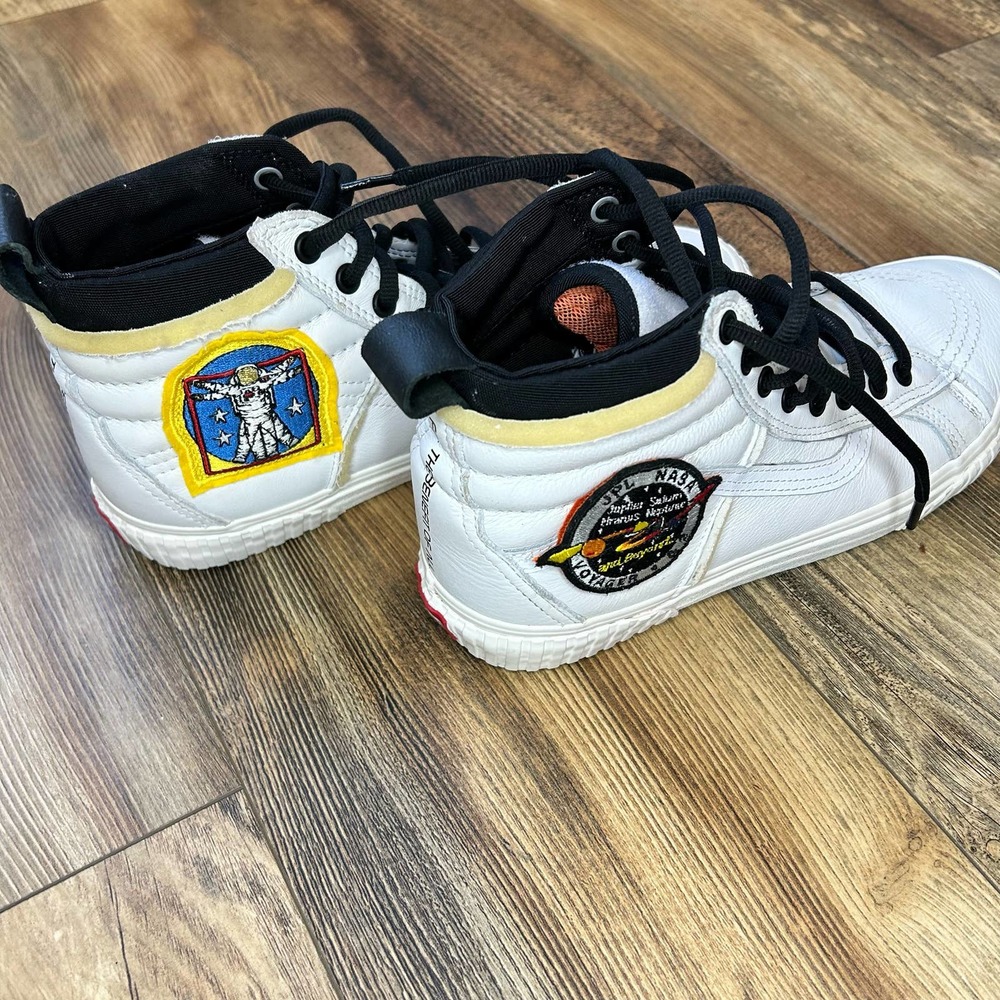 Vans NASA Sneakers High Top SK8-Hi 46 MTE DX Space Voyager White 10.5 - Picture 6 of 16